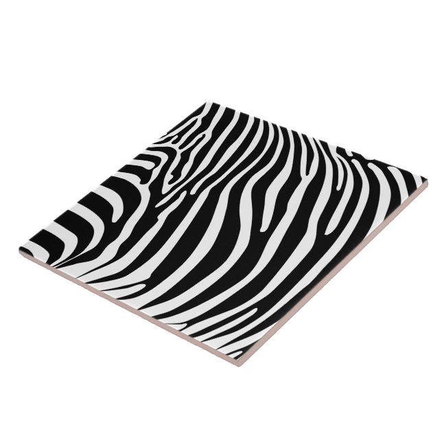 Zebra Animalprint Kakelplatta (Sidan)