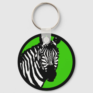 zebra. anpassadet i färg. nyckelring