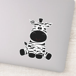 Zebra Anpassningsbar-cut Vinyl Sticker Klistermärken