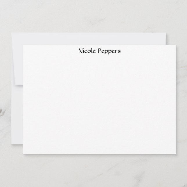 Zebra Anteckningskort (Framsida)