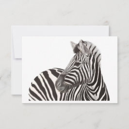 Zebra-anteckningskort Anteckningskort
