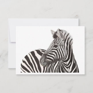 Zebra-anteckningskort Anteckningskort