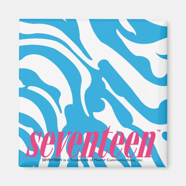 Zebra Aqua Magnet (Framsidan)