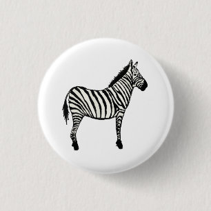 Zebra Art Safari Animal Knapp