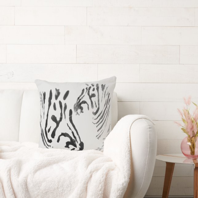 Zebra Art Wildlife Anpassningsbar Färg Kudde (Soffa)