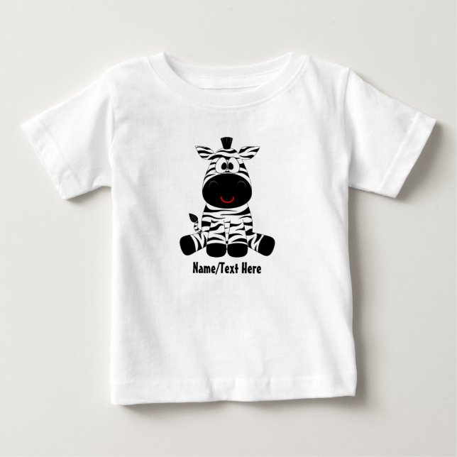 Zebra baby är söt t-shirt (Framsida)