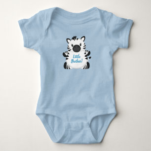 Zebra Baby Shower Blue T Shirt
