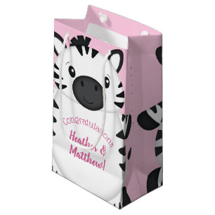 Zebra Baby Shower Safari Rosa Girl Girl Girl Girl