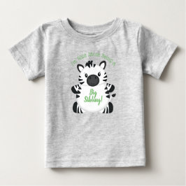 Zebra Baby Shower T Shirt