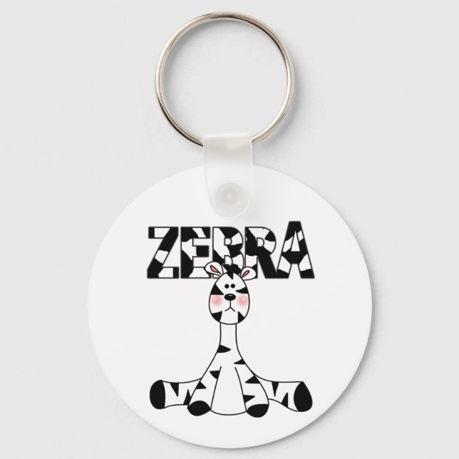 Zebra Baby Tshirts och presenter Nyckelring (Framsida)