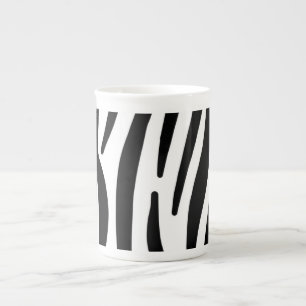 Zebra Benporslin Mugg