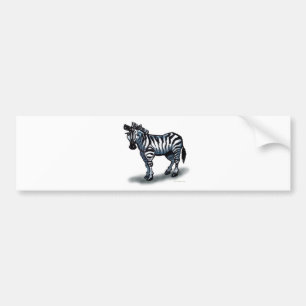 Zebra Bildekal