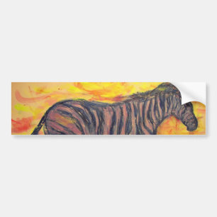 Zebra Bildekal