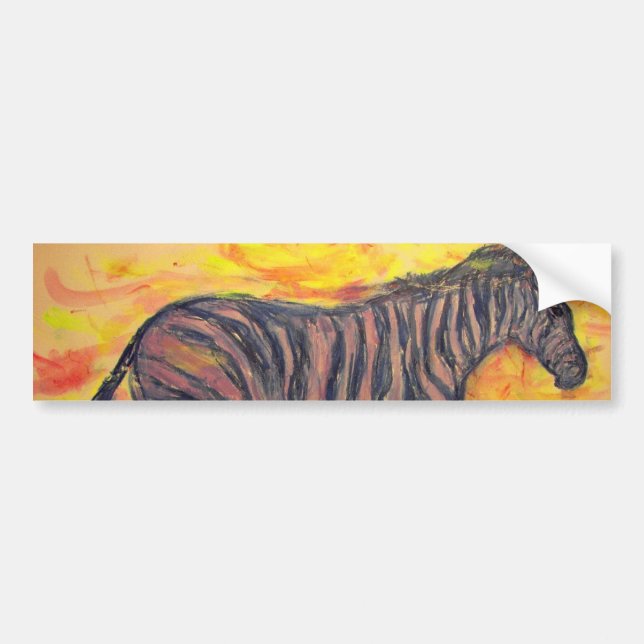 Zebra Bildekal (Framsidan)