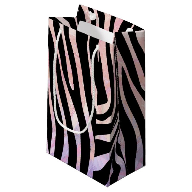 Zebra Black and Rosa Print (Framsidan Vinklad)