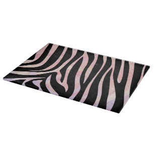 Zebra Black and Rosa Print