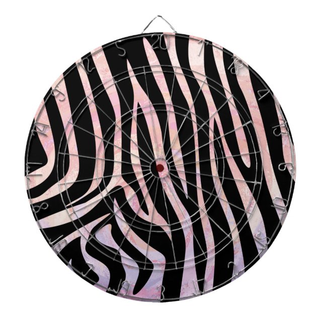Zebra Black and Rosa Print Piltavla (Framsidan)