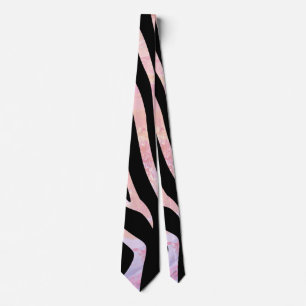 Zebra Black and Rosa Print Slips