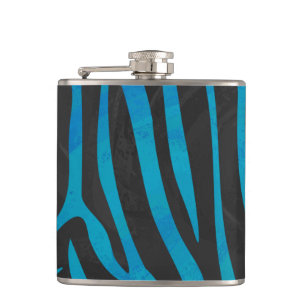 Zebra Black och Blue Print Fickplunta