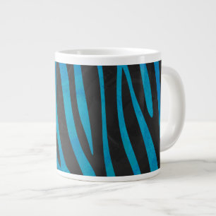 Zebra Black och Grått Print Jumbo Mugg