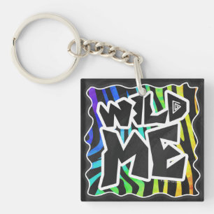 Zebra Black och Rainbow Vild me