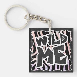 Zebra Black och Rosa Vild mig