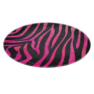 Zebra Black och Shock rosa Print
