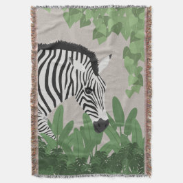Zebra bland blad filt