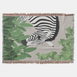 Zebra bland blad filt