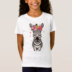 zebra-blomsterkraft t shirt