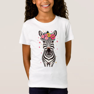 zebra-blomsterkraft t shirt