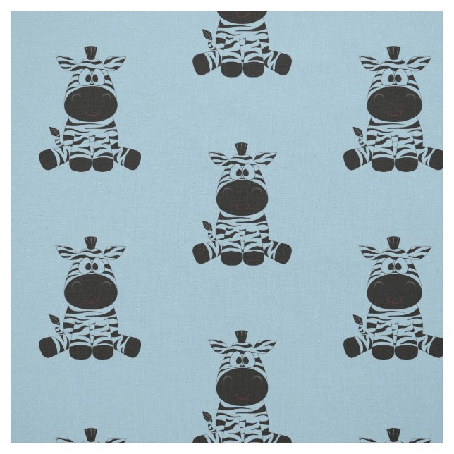 Zebra Blues Tyg (Provkarta)