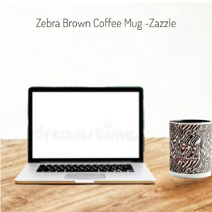 Zebra Brown Mugg