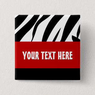 Zebra Button, Anpassade Knapp