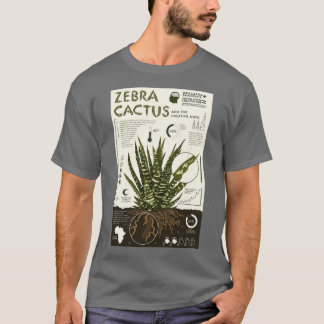 Zebra Cactus Long (2) T Shirt