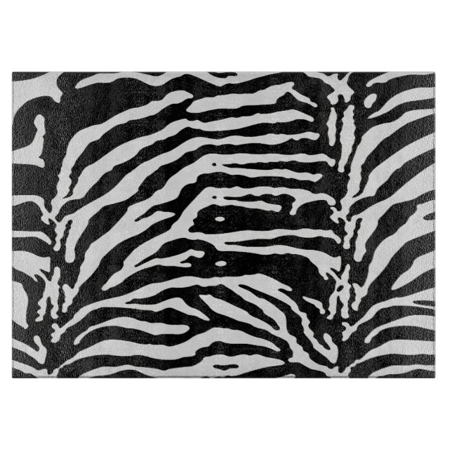 Zebra Camouflage Black and White Artistic Mönster (Framsidan)