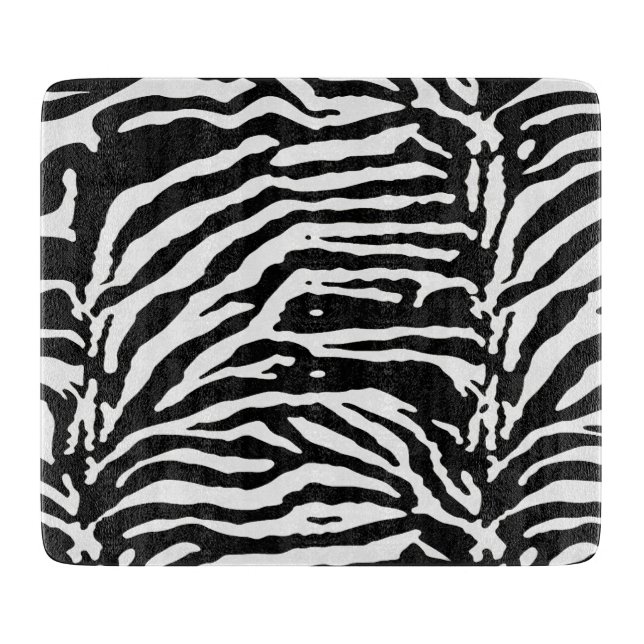 Zebra Camouflage Black and White Artistic Mönster (Framsidan)