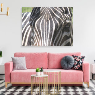 zebra canvastryck