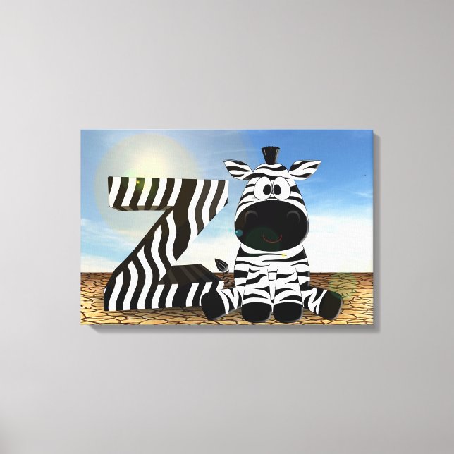 Zebra Canvastryck (Framsida)