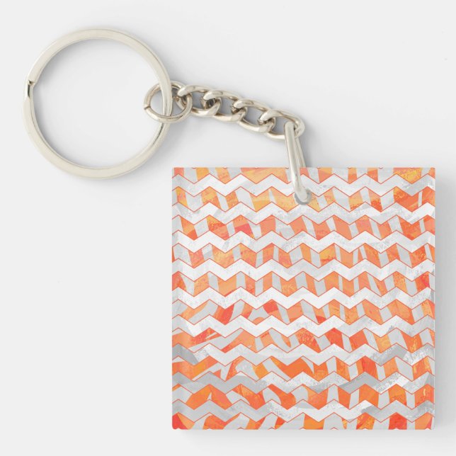 Zebra Chevron Orange and White (Framsidan)