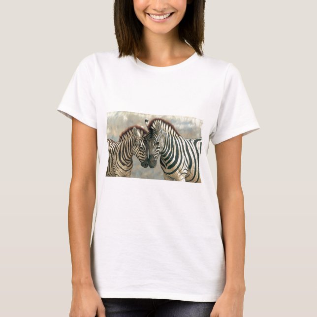 zebra-clip-art-3 tee shirt (Framsida)