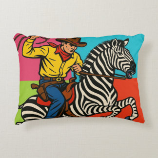 zebra cowboy prydnadskudde