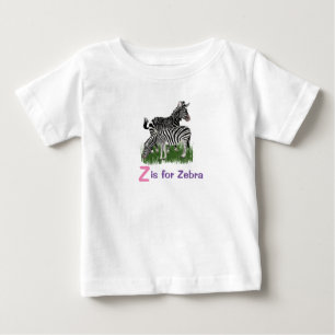Zebra Cute Animal Girls T Shirt