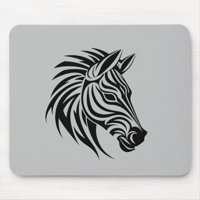 Zebra Djur Frihet Värld Vilda Djur Under Vector  Musmatta (Framsidan)