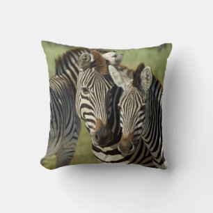 ZEBRA DUBBLA BILD DEKORATIV KUDDE