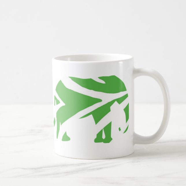 ZEBRA ELEPHANT MUGG (Höger)