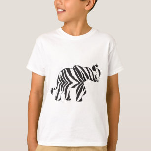 Zebra Elephant T Shirt