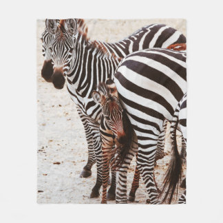 ZEBRA FAMILY FLEECEFILT