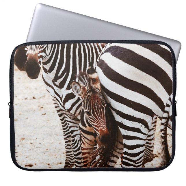 ZEBRA FAMILY LAPTOP FODRAL (Framsidan)