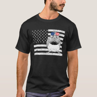 Zebra Finch 4th of July Bird Watching US American T Shirt
